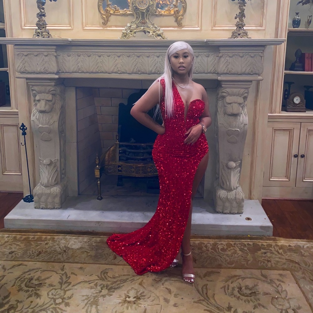 SOLD Sequin Custom Ball Gown